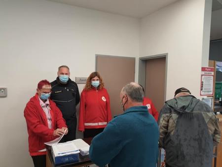 župan si je ogledal potek cepljenja 6.5.2021